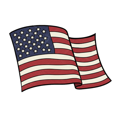La bandera de los Estados Unidos